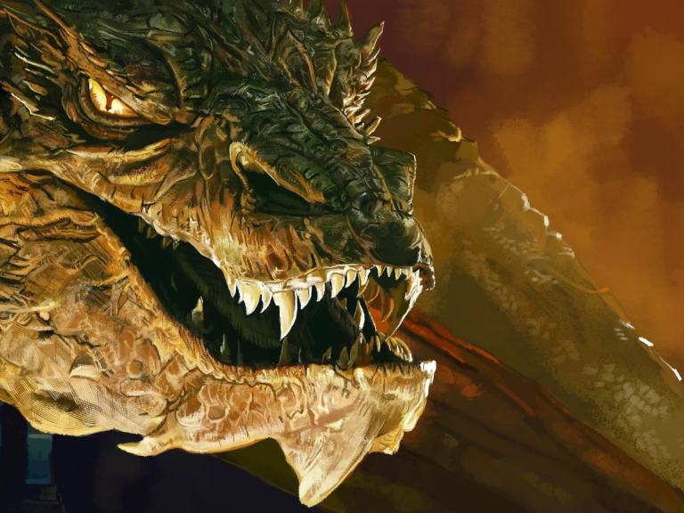 Pintura de Smaug