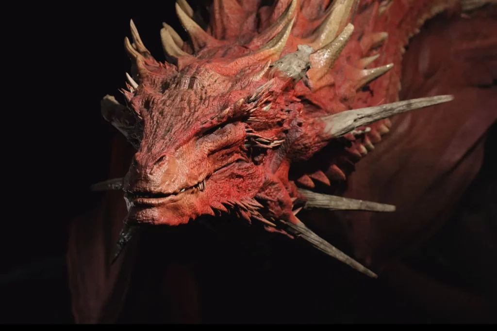 Imagen de Meleys, dragón de la serie de HBO Max "La Casa del dragón"